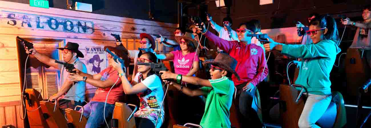 Sentosa 4D Adventureland - Any 2 rides for tourist